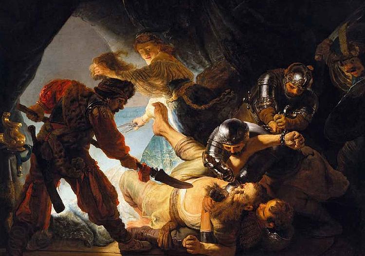 Rembrandt Peale Samson and Delilah Norge oil painting art